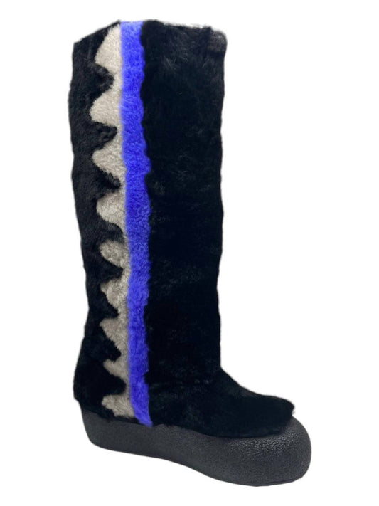 US 8.5 - black/blue