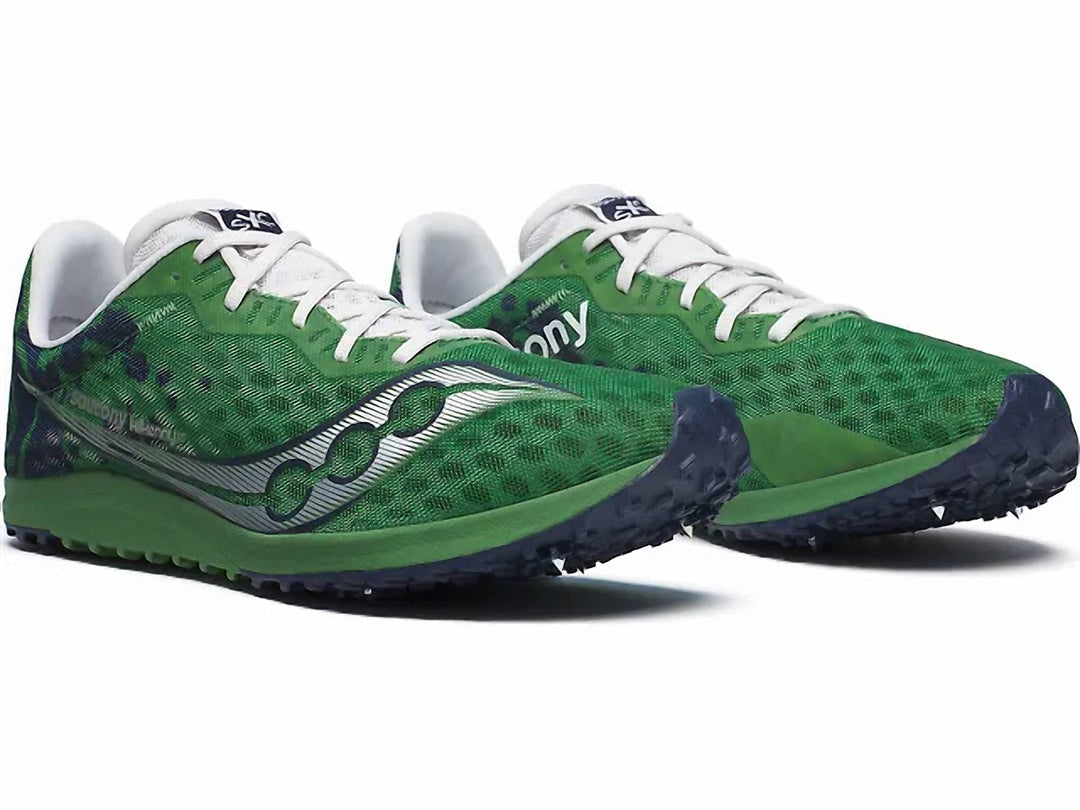 men's kilkenny xc 9 spike sneaker in juniper/white verte