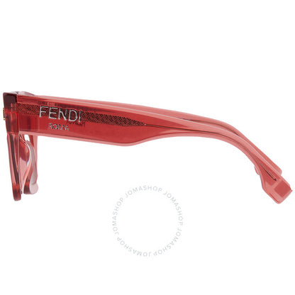 Fendi, Bordeaux Square Ladies Sunglasses