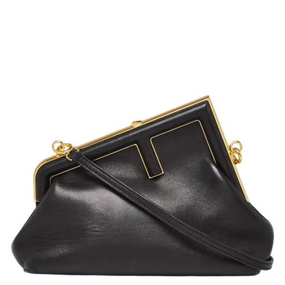 First Small Nappa Leather Clutch