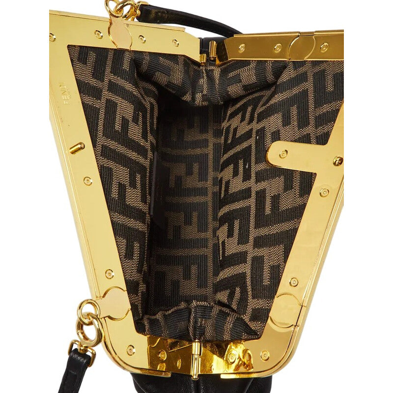 First Small Nappa Leather Clutch