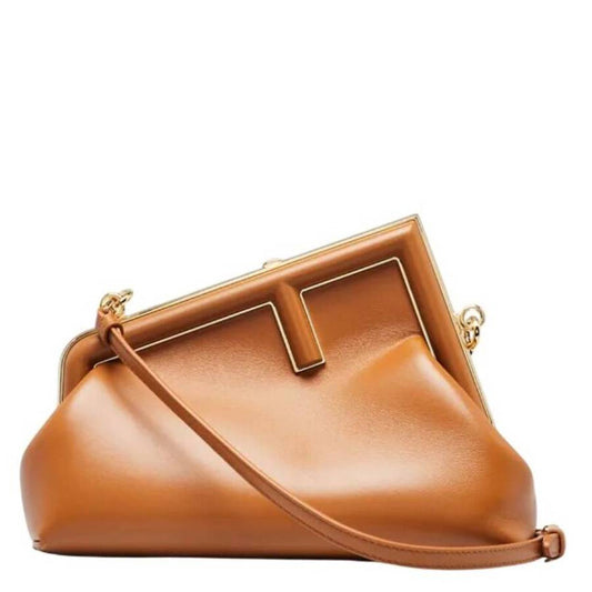 First Small Nappa Leather Clutch