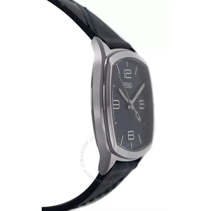 ساعة فندي مومنتو كوارتز للرجال بمينا أزرق