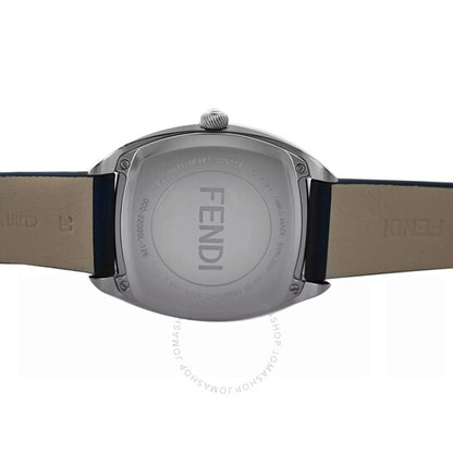 ساعة فندي مومنتو كوارتز للرجال بمينا أزرق