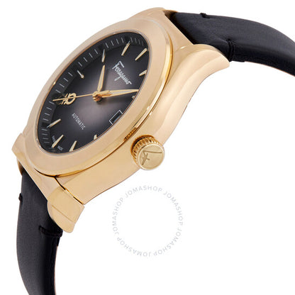 ساعة فيراغامو 1927 أوتوماتيكية للرجال بمينا أسود