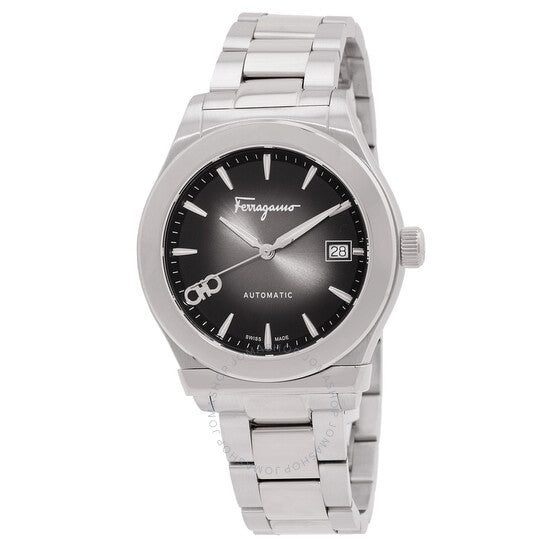 ساعة فيراغامو 1927 أوتوماتيكية للرجال بمينا أسود