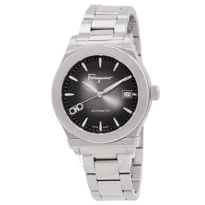 ساعة فيراغامو 1927 أوتوماتيكية للرجال بمينا أسود