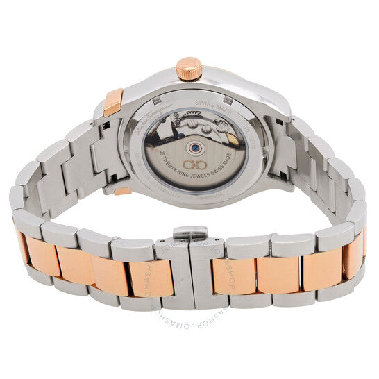 ساعة فيراغامو 1927 أوتوماتيكية للرجال بمينا رمادي