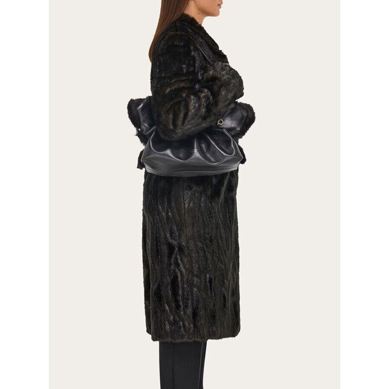 Black Calf Leather Bag