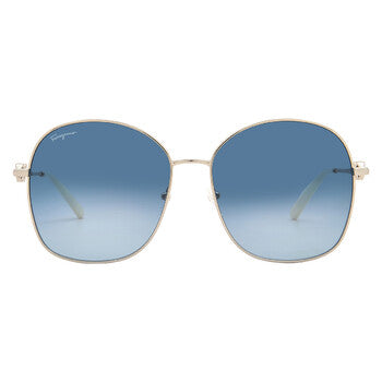 Blue Gradient Butterfly Ladies Sunglasses