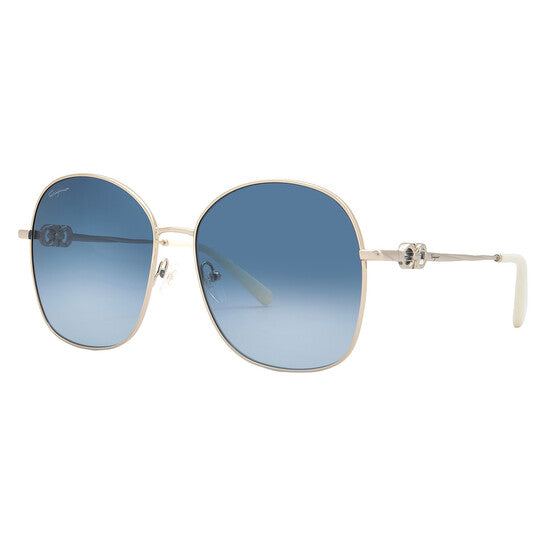 Blue Gradient Butterfly Ladies Sunglasses