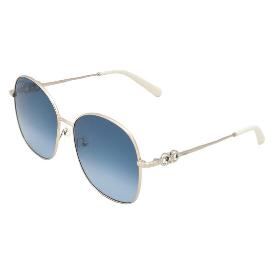 Blue Gradient Butterfly Ladies Sunglasses