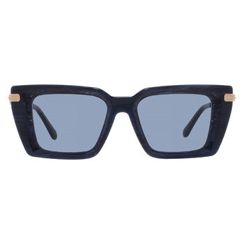 Blue Rectangular Ladies Sunglasses