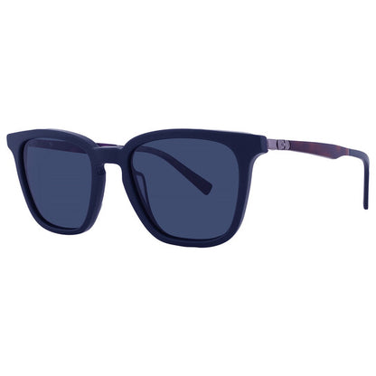 Blue Rectangular Men's Sunglasses