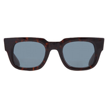 Blue Rectangular Men's Sunglasses
