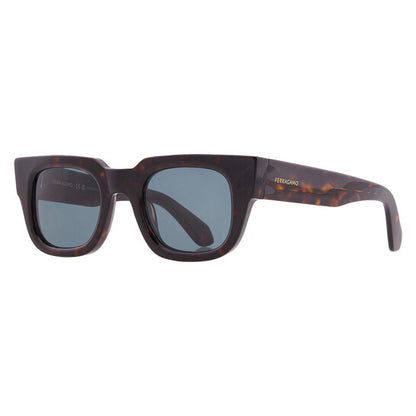 Blue Rectangular Men's Sunglasses