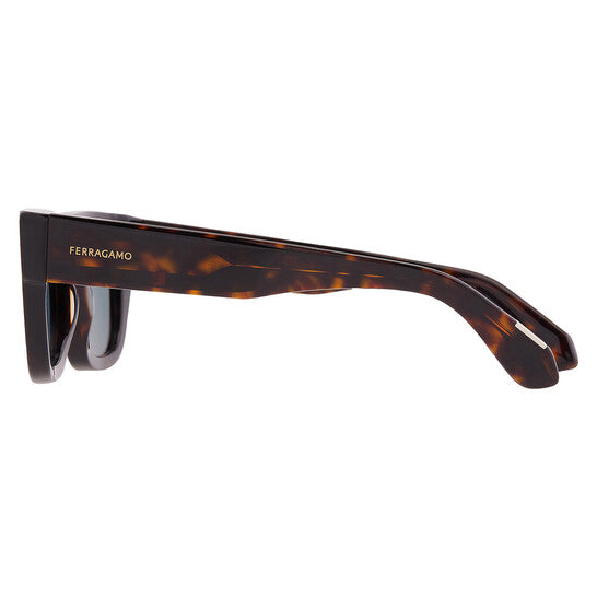 Blue Rectangular Men's Sunglasses