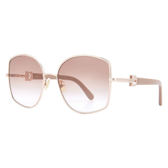 Brown Gradient Butterfly Ladies Sunglasses