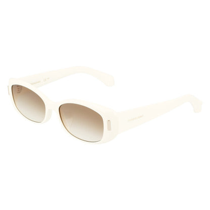 Brown Gradient Oval Ladies Sunglasses