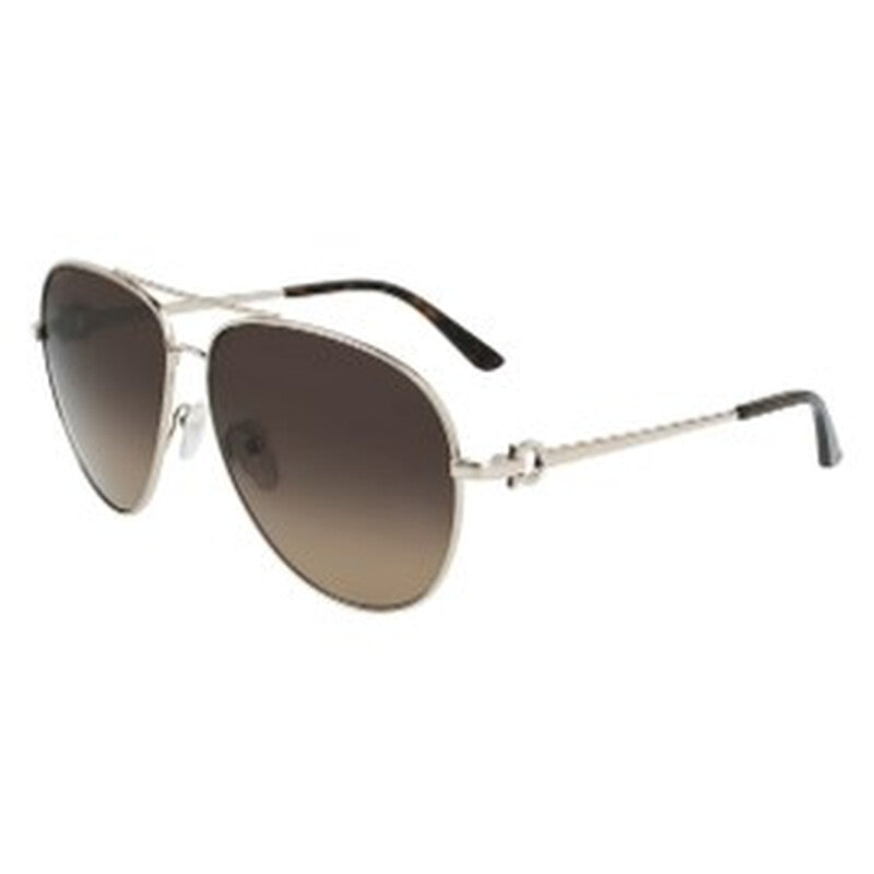 Brown Gradient Pilot Men's Sunglasses