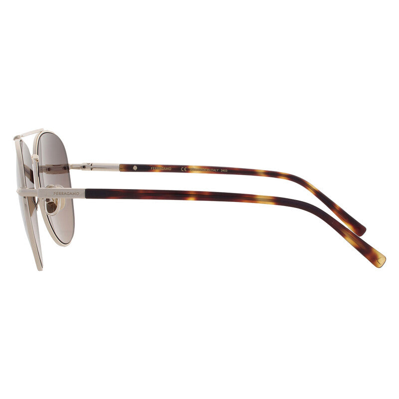 Brown Gradient Pilot Men's Sunglasses