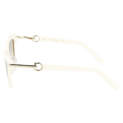 Brown Gradient Rectangular Ladies Sunglasses