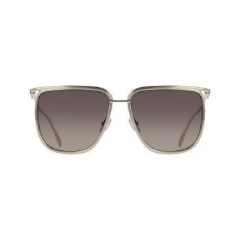 Brown Gradient Square Ladies Sunglasses