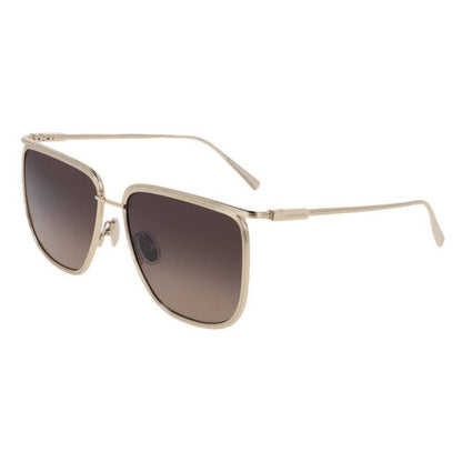 Brown Gradient Square Ladies Sunglasses