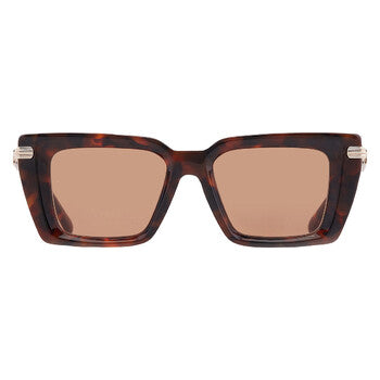 Brown Rectangular Ladies Sunglasses