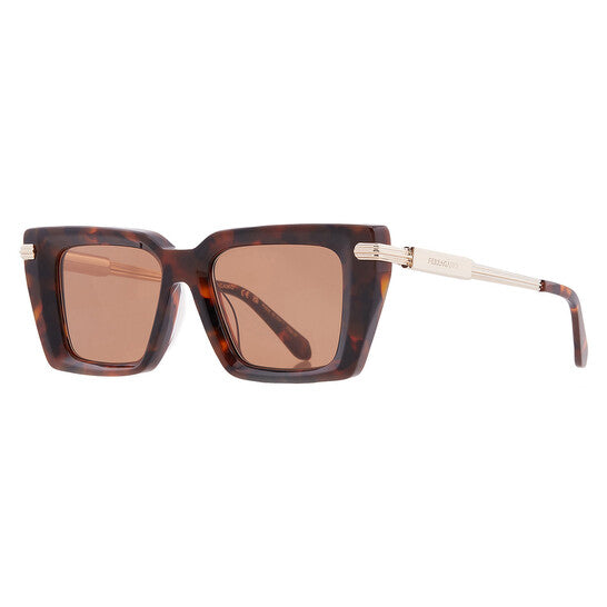 Brown Rectangular Ladies Sunglasses