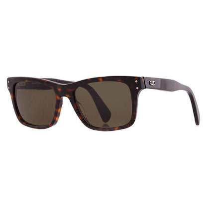 Brown Rectangular Men's Sunglasses