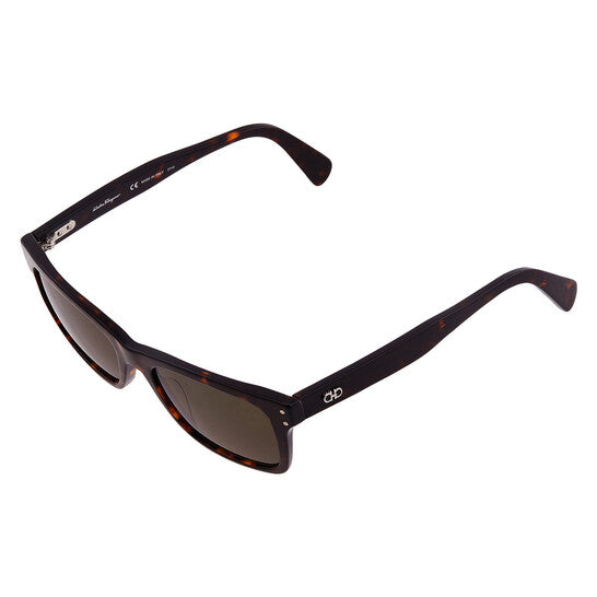 Brown Rectangular Men's Sunglasses