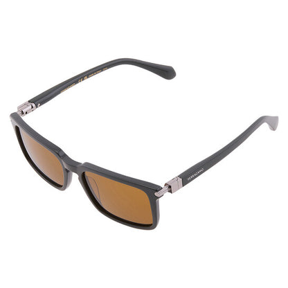 Brown Rectangular Men's Sunglasses