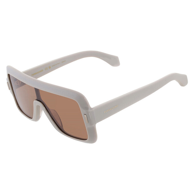 Brown Shield Ladies Sunglasses