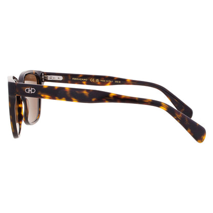 Brown Square Men's Sunglasses