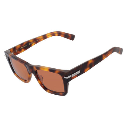 Brown Square Men's Sunglasses