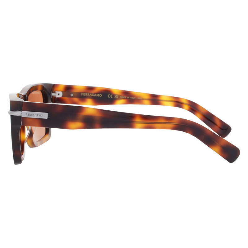Brown Square Men's Sunglasses