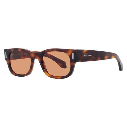 Brown Square Men's Sunglasses