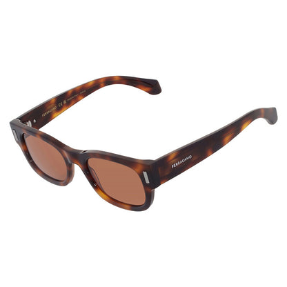 Brown Square Men's Sunglasses
