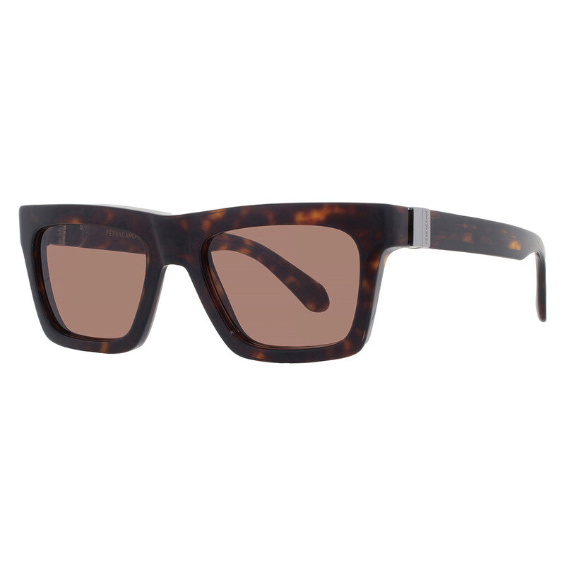 Brown Square Men's Sunglasses