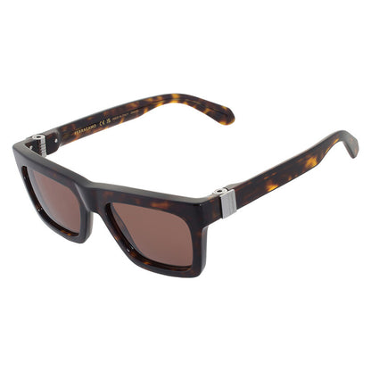 Brown Square Men's Sunglasses