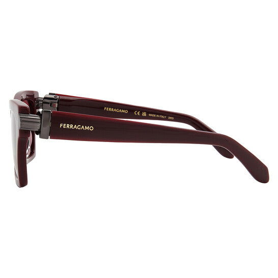 Burgundy Cat Eye Ladies Sunglasses