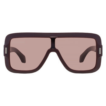 Burgundy Shield Ladies Sunglasses