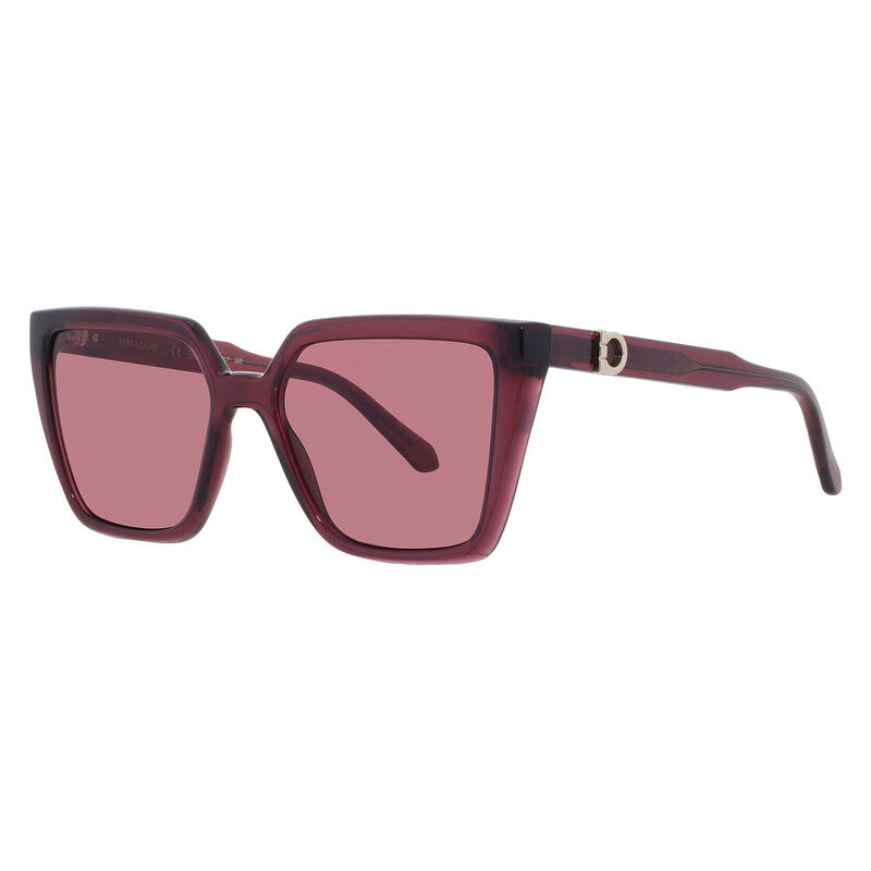Burgundy Square Ladies Sunglasses
