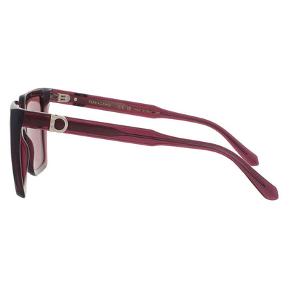 Burgundy Square Ladies Sunglasses