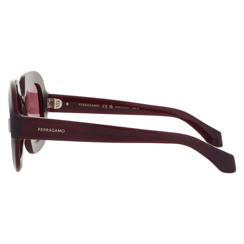 Burgundy Square Ladies Sunglasses