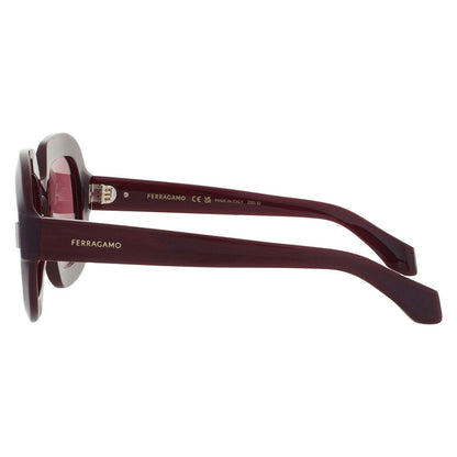 Burgundy Square Ladies Sunglasses