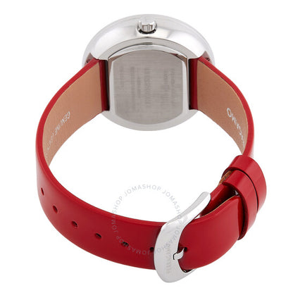 ساعة فيراغامو كيرف V2 كوارتز بمينا فضي للنساء