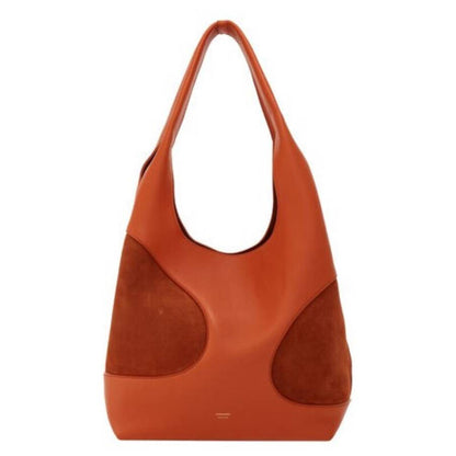 Cut-Out Detailing Hobo Bag in Terracotta