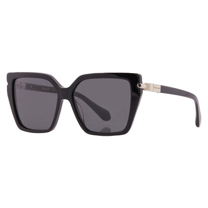 Dark Grey Butterfly Ladies Sunglasses